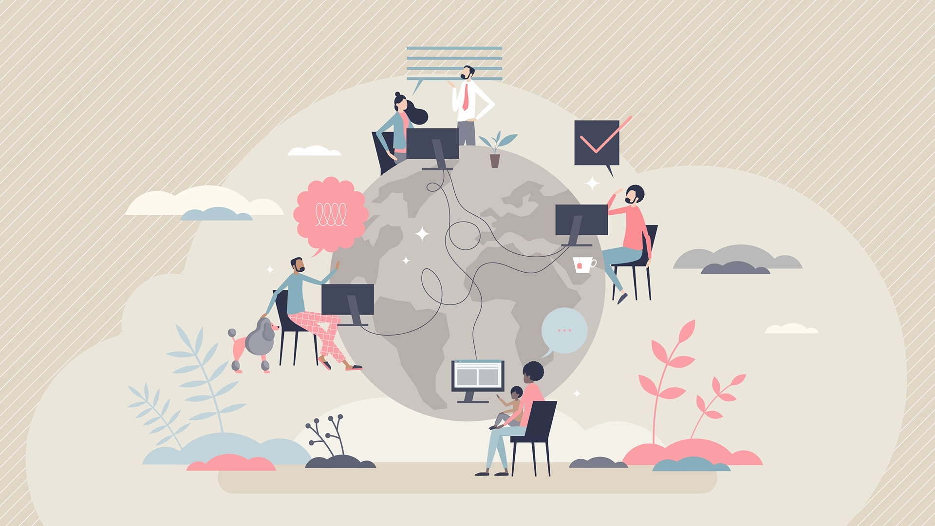 Remote flexible workplace